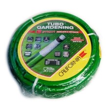 TUBO ACQUA IRRIGAZIONE GIARDINAGGIO Ø1/2" 15/25 METRI 6 STRATI MAGLIATO RETINATO