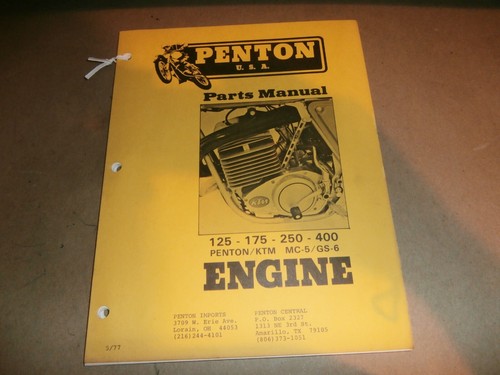 Ricambi moto penton 1977 - ricambi,
