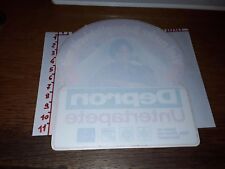 ADESIVO STICKER VINTAGE KLEBER vetrofania depron 