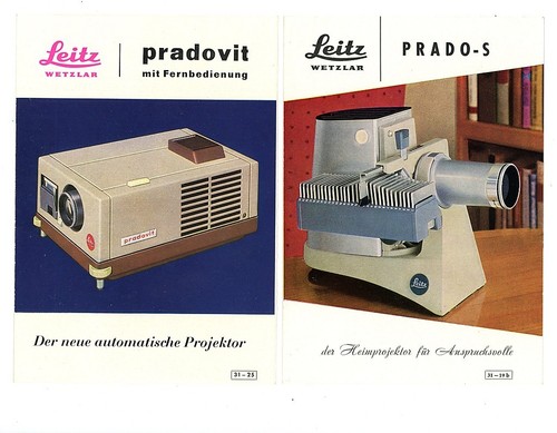 Leitz wetzlar depliant prado - leitz, prado-s