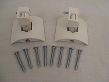 2 White Bose UB-20 Wall Mount