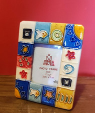 - IDEA REGALO - PORTAFOTO in ceramica 2cm x 5cm