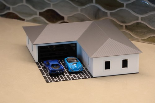 Scale modern house - 1/64,