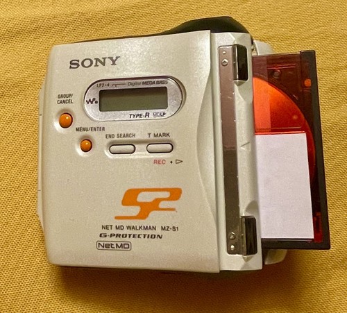 Lettore minidisc sony s1 - minidisc, mz-s1
