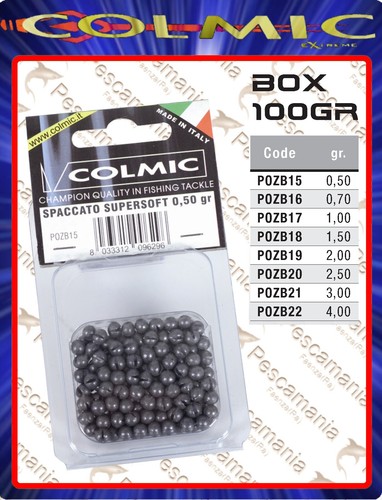 Piombo colmic calibrato - colmic, super
