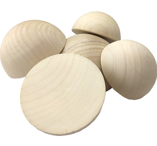 Palline legno 80 mm - di,