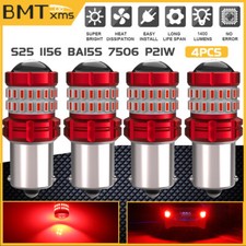 4pcs 1156 7506 LED Brake Stop