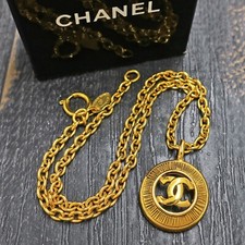 CHANEL Placcato Oro CC Logo
