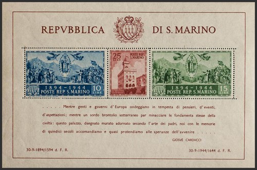 San marino foglio bloque mnh - bloque.,