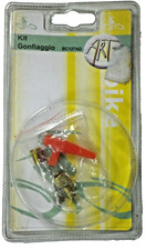 Kit 4 Aghi e Testine Gonfiaggio Aria Compressore Palloni Bici Gommoni per Pompa