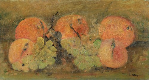 Dipinto olio tavoletta natura - ,