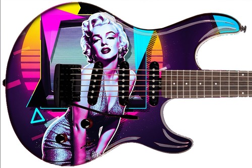 Guitar skin electric axe wrap - skin,