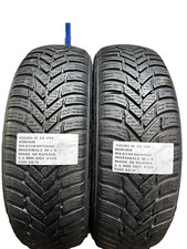 2 PNEUMATICI USATI 155/65 R 14 75T NOKIAN INVERNALE M+S 5.5 MM DOT 4120 GOMME 