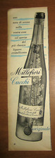 PUBBLICITA Millefiori Cucchi Liquore ANNI 50 Vintage advertising werbung