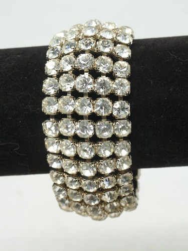Bracciale vintage strass - vintage,