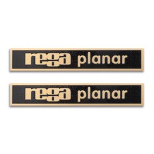 Planare Rega in ottone massiccio inciso personalizzato 76 mm (2,99") X 13,5 mm (0,53") ORO