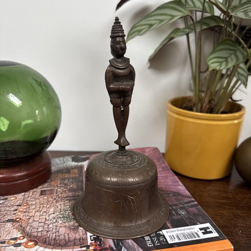 Large indian table bell two - bell,