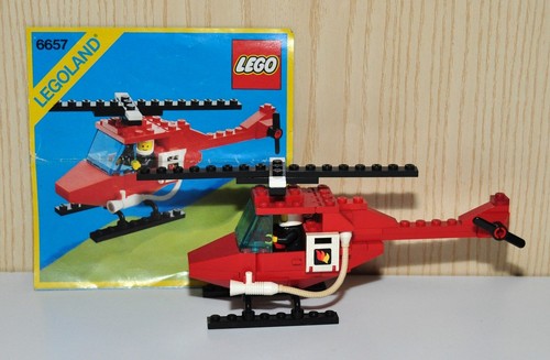 Lego 6657 elicottero pompieri - 6657,