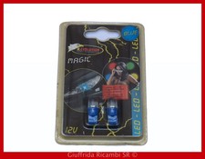 2x Lampada Lampadina Led 12V Blu W5W T10 Auto