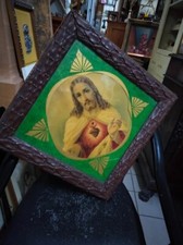 fine 800 quadro vetro dipinto