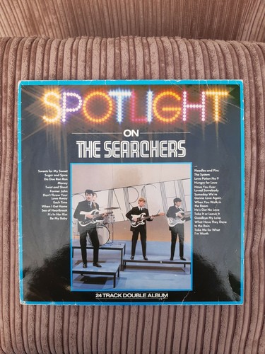 The searchers spotlight - -, on