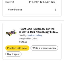 Team Losi Racing  Rc Car 1/8