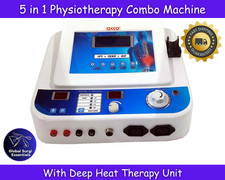 Nuova macchina combinata per fisioterapia 5 in 1 (IFT + MS + TS + US) con...