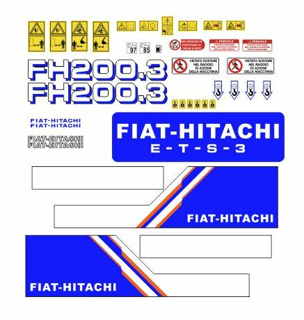 Fiat hitachi 200 - fh, ets3