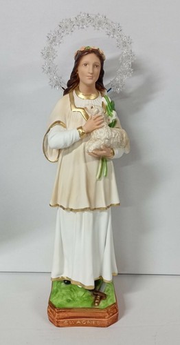 Statua santa agnese 40 - cm,