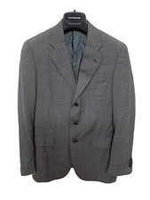Boggi milano giacca elegante giubbotto jacket uomo men tg 48 grigio jake lana
