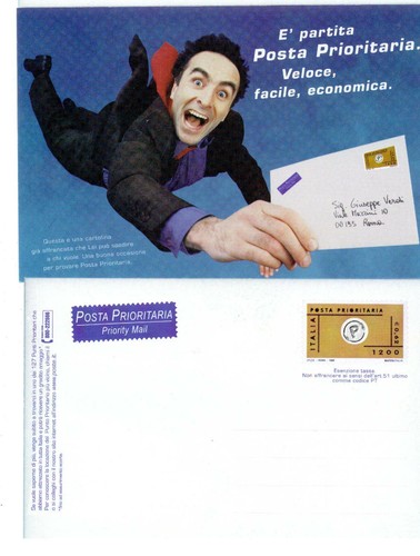 1999 italia cartolina posta - 1999,