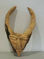 MASCHERA SARDA IN LEGNO DI CASTAGNO,TONARA,ANGELO CALARESU
