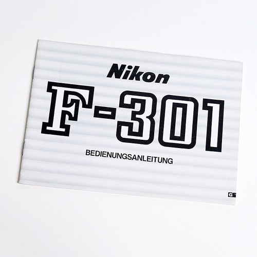 Nikon f301 gebrauchsanweisung - nikon,