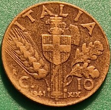 ITALIA IMPERO MONETA 10