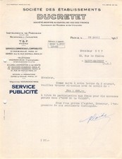 1930 etab ducretet paris - a,