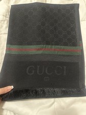 Sciarpa Gucci Unisex Nera Con