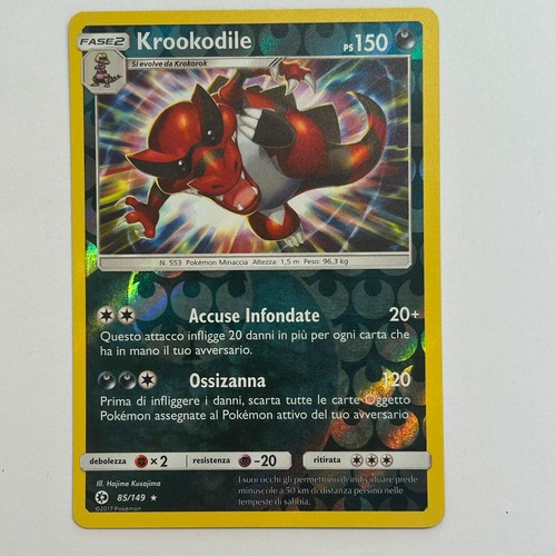 Krookodile 149 reverse - reverse, holo