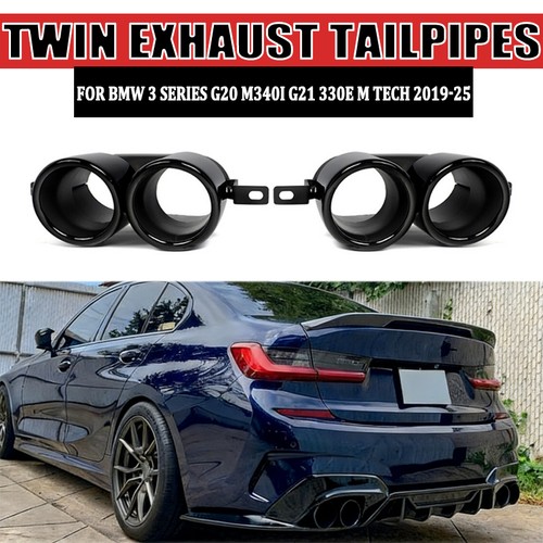 Twin exhaust tips tailpipes - tips,