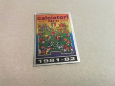 CALCIATORI PANINI 1985/86 SCUDETTO ALBUM 1981/82 N. 339