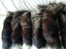 Coda di volpe Pelliccia vera Fox tail Real fur Fuchs Pelz