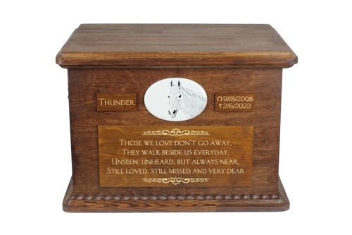 Trottatore orlov urna legno - urna, di