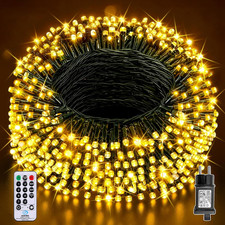 Luci Albero Di Natale, 20M 200LED Luci Natale Esterno Impermeabile IP44, 8 Modal