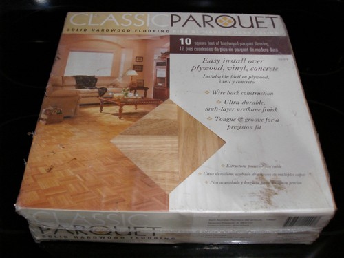 New classic parquet hardwood - new,