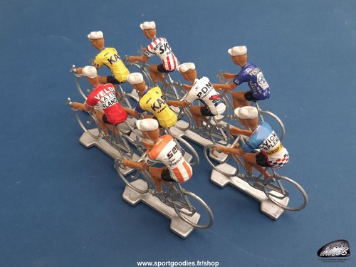 Lot cyclistes miniatures s - de,