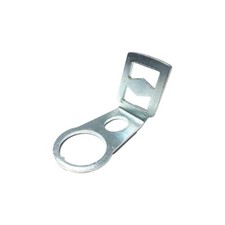 STAFFA FORCELLA BICI R PER SOSTEGNO MORSETTO FARO ANTERIORE IN ACCIAIO ZINCATO