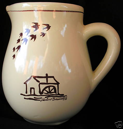 Caraffa ceramica per acqua - caraffa, in
