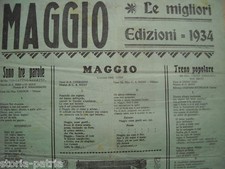MUSICA_CANZONI_TANGO_FOX TROTT_MAGGIO '34_FOLIGNO_CAMPI