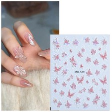 Adesivo per unghie con fiore
