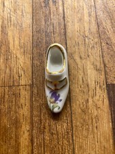 Vintage Limoges Porcellana Scarpa Miniatura