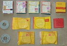 LOTTO DI VECCHIE PELLICOLE SUPER 8 ALCUNE VIAGGIATE CON TIMBRI POSTALI ANNI 6O